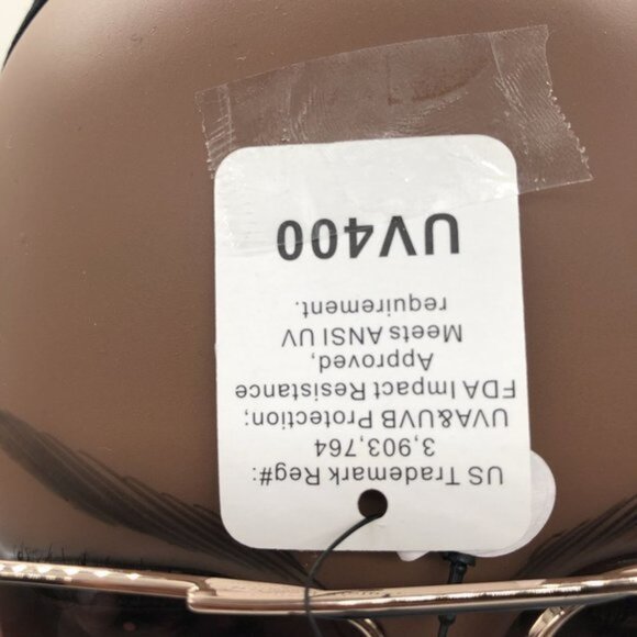 Lion Fashion Eyewear Women's Brown and Orange Sunglasses UV400 Item D-1 - Picture 7 of 11